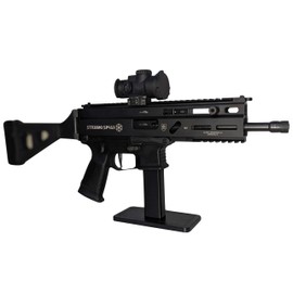 Hammy3DPrints Display Stand for Various Firearms - Pistols, AK, AR, MP5, KP9, and More | Rifle Holder Storage Rack (Stribog SP9)