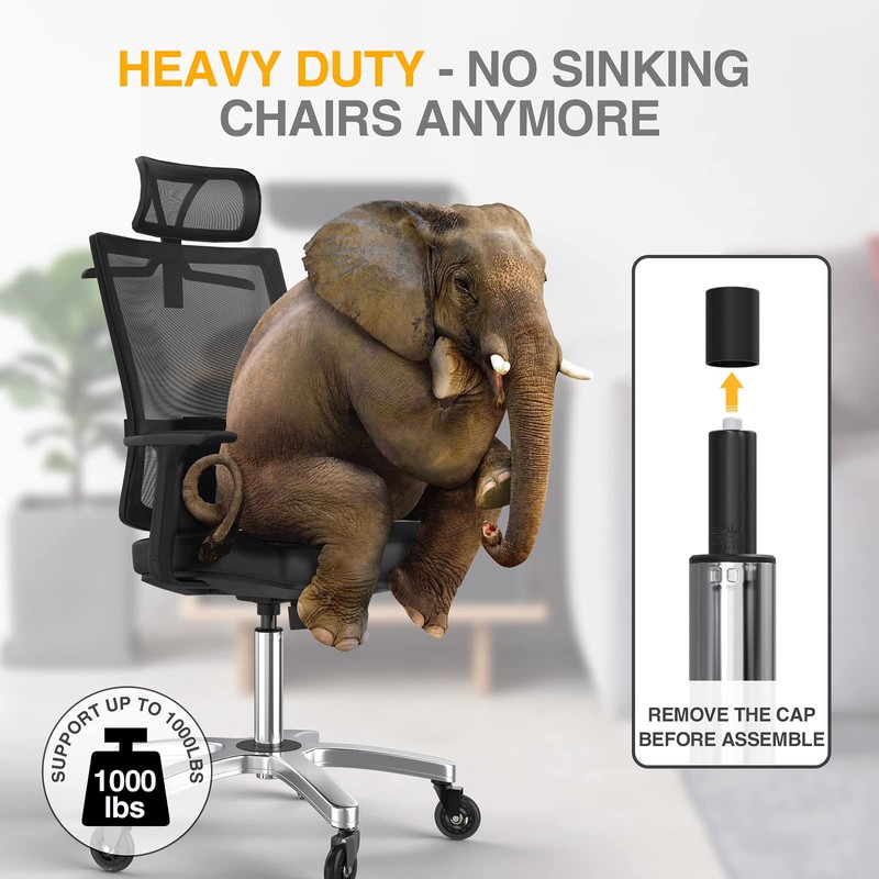 HOSALI Office Chair Cylinder Replacement, Heavy-Duty Office Chair Replacement Parts