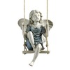 Design Toscano EU42046 Summertime Fairy on a Swing Hanging Statue,