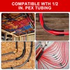 20 Pcs 3/8" - 1/2" Pex 90 Degree Elbow Plastic
