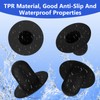 Amaxiu 4pcs Swimming Pool Pump Strainer Hole Plug Replacement Ground