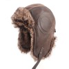 Men's Winter PU Leather Lei Feng Warm Ear Protection Windproof