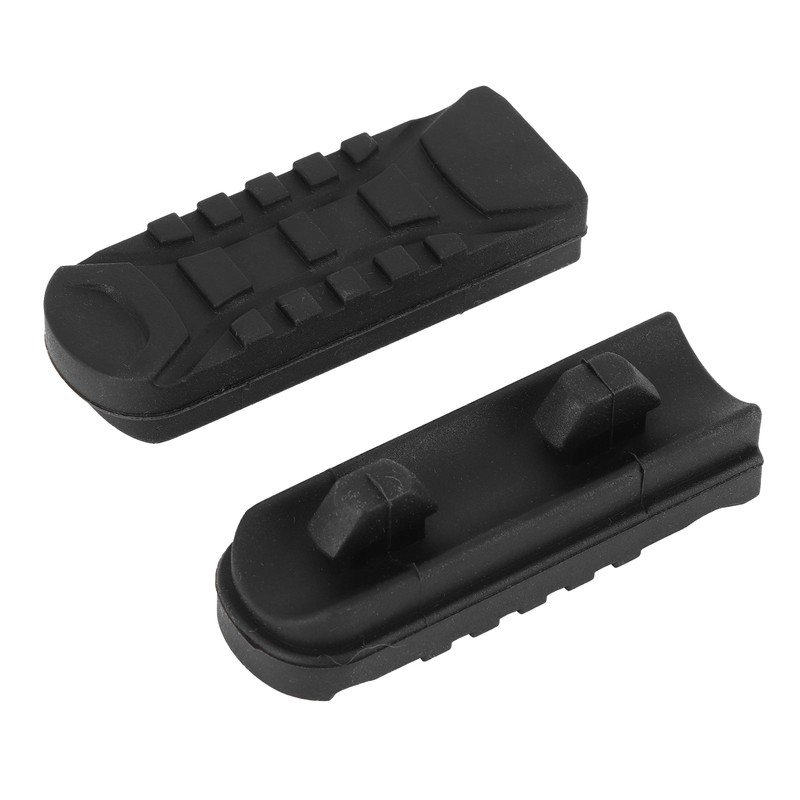 2pcs Motorcycle Front Footpeg Cover Enlarger Rubber Sleeve Fit for