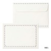 Midori Envelope Typography Frame Pattern Brown 20562006