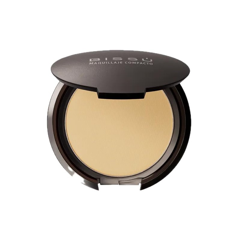 Maquillaje Compacto en Polvo Bissu | 15 Tonos disponibles Acabado