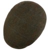 Lipodo Men's Flatcap with Checked Pattern, Lined Wool, Size 49