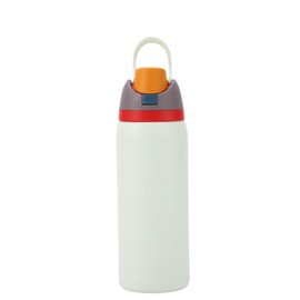 910ml Insulated Stainless Steel Water Bottle with Straw, Perfect for Outdoor Activities and Traveling, Food Grade Safe, BPA Free, Leak Proof Car Water Bottle... (Milky White)
