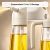 2-in-1 Olive Oil Sprayer for Cooking – 500 mL Spray-and-Pour