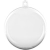 Yolli Clear Bauble x1 Fillable Christmas Decoration (60mm)