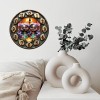 25x25cm Wood Wall Clock that is Also a Puzzle (Pieces