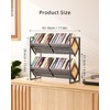 PAPAGIFTREE 2-Tier CD Storage Metal Display Shelf, CD Holder Rack
