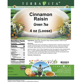 Cinnamon Raisin Green Tea (Loose) (4 oz, ZIN: 543786)