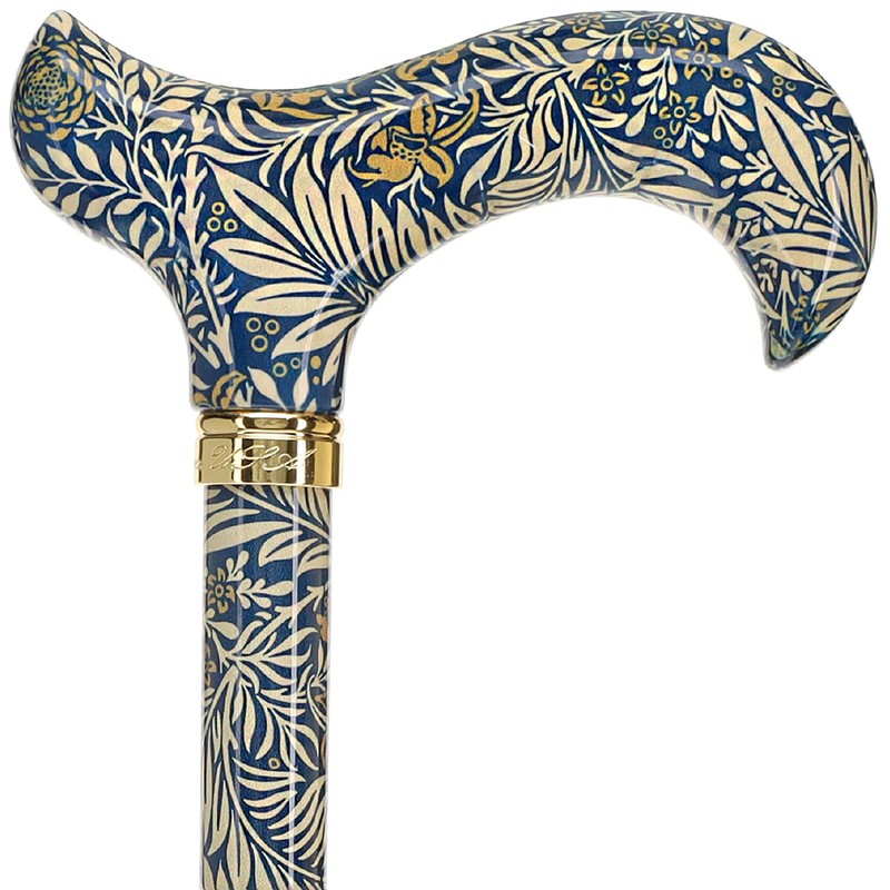 Golden Petals Designer Derby Adjustable Walking Cane – Stylish Adjustable