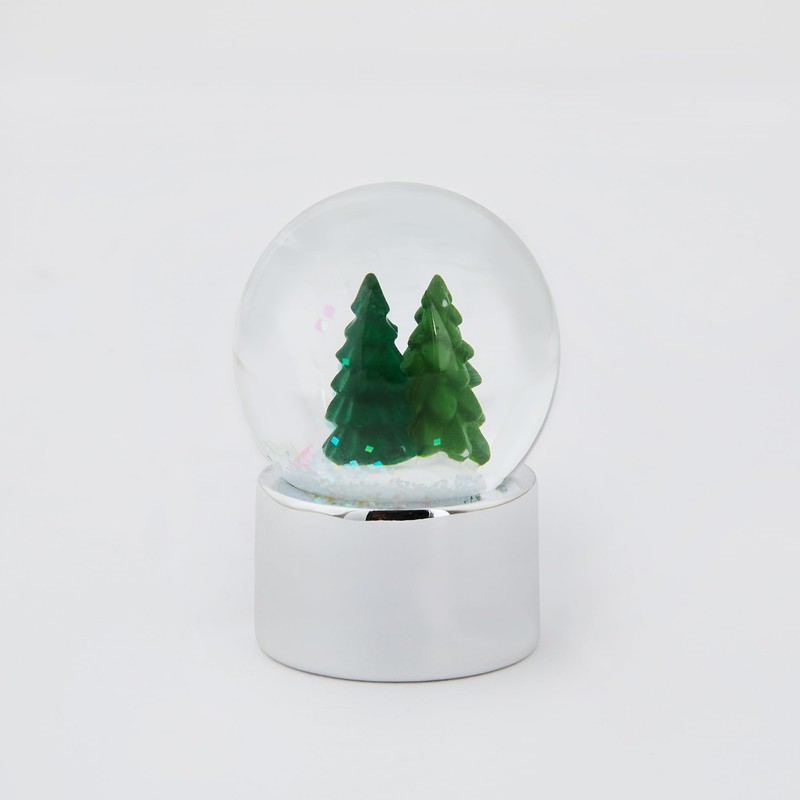 Things Remembered Engraved Tree Trio Mini Snow Globe (Free Customization),