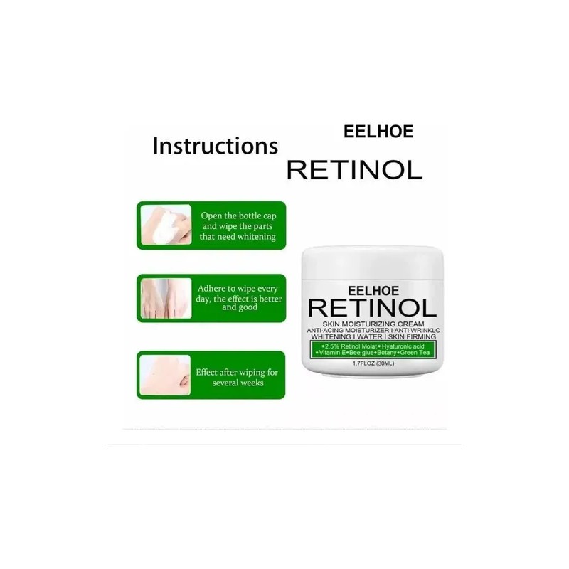 Crema Aclaradora Zona Intima Genitales Cuello Axila Retinol