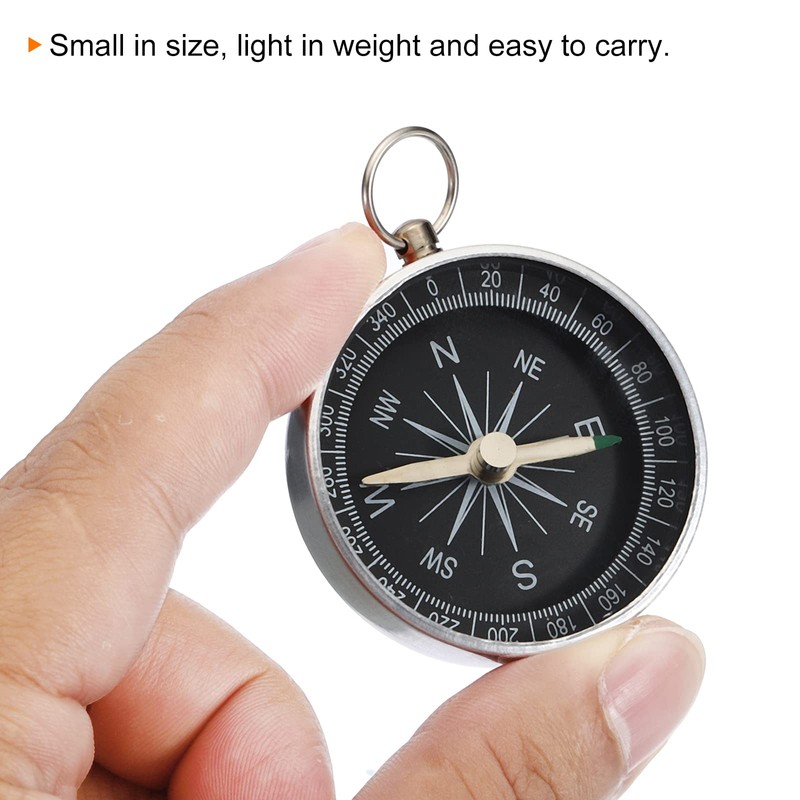 PATIKIL Pocket Compass 2 Pcs Survival Sport Navigation Compass with