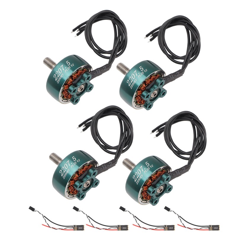 4 Sets Brushless Motor Kit 5mm Shaft Electric Motor with