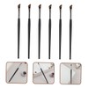 Mikinona Complete Makeup Brush Set Angled Eyeliner Thin Brow Brush