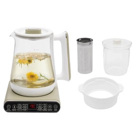 Electric Kettle with Temperature Control, 12 Cooking Modes, Stewpot Included, 1.8L Smart Electric Tea Kettle with Keep Warm & Timer for Tea Coffee Soup, 800W Fast Boil Water Heater & Teapot, BPA-Free