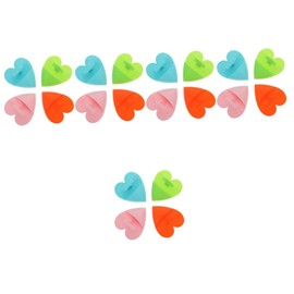 Healeved 20pcs Love Heart Facial Cleansing Brushes Exfoliating Tool for Deep Cleaning Gentle Massage and Blackhead Prevention for Family and Travel Use