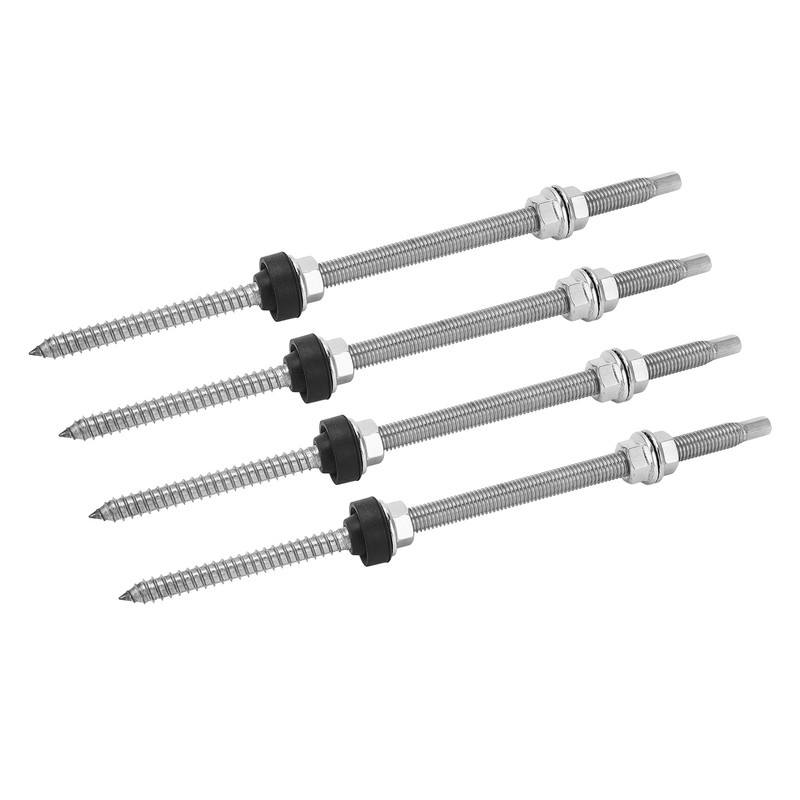 4PCS PV Bracket Double Head Screw Stainless Steel Anti Corrosion