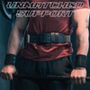 EVO Fitness Pair of 18” Deep Black Weight Lifting Wrist