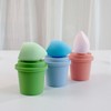 Beauty Egg Powder Puff Wet & Dry Dual-Use Loose Powder Setting Puff 5-piece Pink Drop 5ea