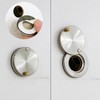 HOJLKLD Peephole Cover, Solid Brass Privacy Door Viewer Cover with