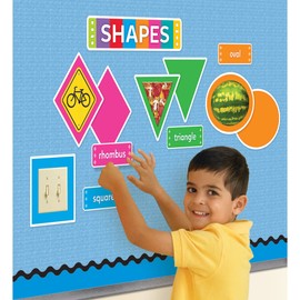 Trend Enterprises Shapes All Around Us Learning Set, by TREND enterprises, Inc., Dry Erase Learning Set, Ages 4-8