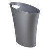 umbra Slim Trash Can Oval Lid Free Pail Trash Can