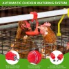 30 Pack Automatic Chicken Waterer Nipple Drinkers Poultry Feeders Screw