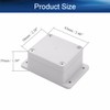 Heyiarbeit 1Pcs 63x58x35mm2.48'' x 2.28'' x 1.38'' ABS White Dustproof