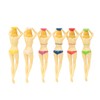 6PCS Funny Golf Tees Plastic Lady Bikini Girl Golf Tees