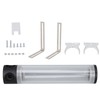 240mm Reservoir Water Cooling Cylindrical 4 Holes G1/4 Thread Acrylic