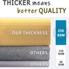 Extra Long Waffle Weave Shower Curtain Heavy Duty Bathroom Water
