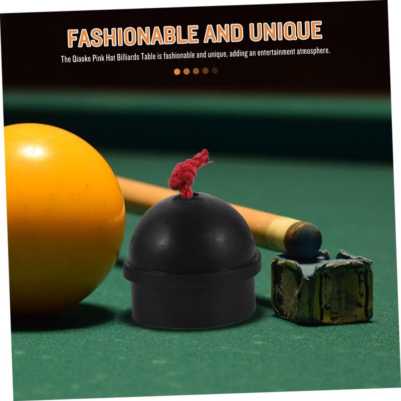 WHAMVOX 3pcs Snooker Pool Cue Chalk Holder Rubber Chalk Holders