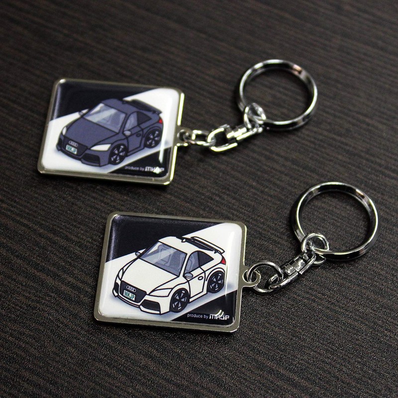 mkjp Custom Keychain Hiace thr200 V Late Base White -