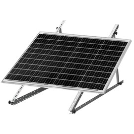 PFCTART 2Pair 114CM Solar Panel Mount Brackets 0 - 90° Adjustable Tilt Mount Brackets