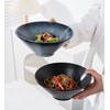 Jusalpha Ceramic Ramen Bowl Set, 7 Inch Asian Noodle Soup