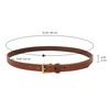 Gusti Genuine Leather Belt - Birgit Belt Leather Belt with