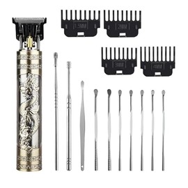 Hair Clippers for Men, Cordless Hair Clippers, Travel Small Hair Clipper, 5.9" Hair Trimmer Classical Sculpting Styling Rechargeable Hair Remover with 6 Pieces Earwax Removal Tools
