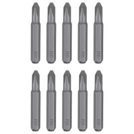 QUARKZMAN PH1 Phillips Screwdriver Bit 5/32 Inch Hex Shank 28 mm / 1.1 Inch Length Magnetic Cross Head Hex Bits S2 Steel Bit Set for Electric Screwdriver Cordless Screwdriver Pack of 10