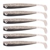 Zanderbait 12 cm smoke glitter, fishing lure, artificial bait, zander