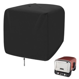 Fenghome Pizza Oven Cover for Ninja Woodfire Outdoor Oven OO101 Series, Waterproof Weatherproof Oven Cover with Adjustable Drawstrings and Top Handle, Pizza Oven Accessories, Black (56 x 47 x 37 cm)