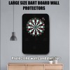 Dart Board Wall Protectors,Extended Length Dartboard Wall Protector,Dartboard Surround,EVA Black