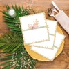 100Pcs Tea Party Theme Seating Cards Place, ，100 Seating Decorations