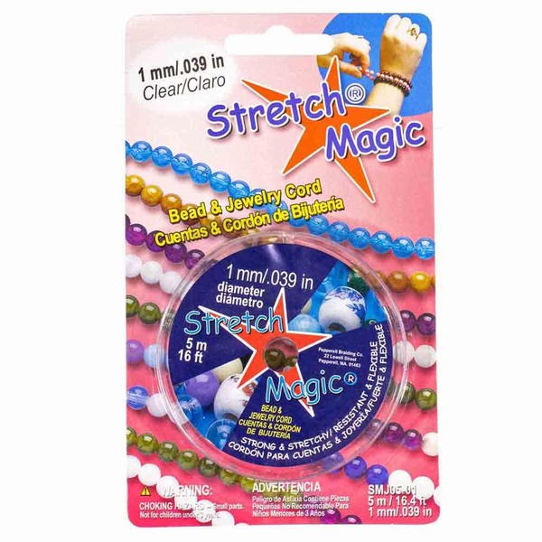 Pepperell Stretch Magic Bead Jewelry Elastic Cord String Line |