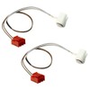 2PCS Probe Square Connector Temperature Overheat Sensor Air Heater Parking