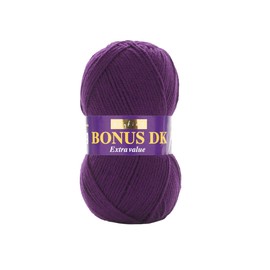 Hayfield Bonus DK Double Knitting, Purple (840), 100g by Sirdar