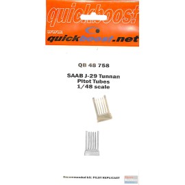 Quickboost QBT48758 1:48 Quickboost Saab J-29 Tunnan Pitot Tubes (PLS kit)